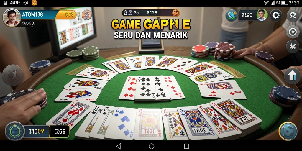 Gameplay seru ATOM138 menunjukkan interaksi antar pemain.