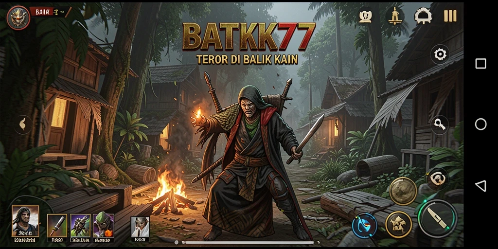 Tampilan gameplay menegangkan dari BATIK77 yang mengungkap misteri kegelapan.