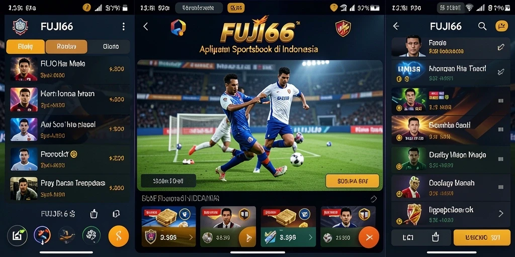 Screenshot gameplay FUJI66 yang menunjukkan taruhan langsung.