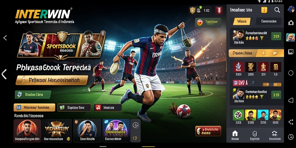 Tampilan gameplay INTERWIN yang menarik dan interaktif untuk taruhan olahraga.