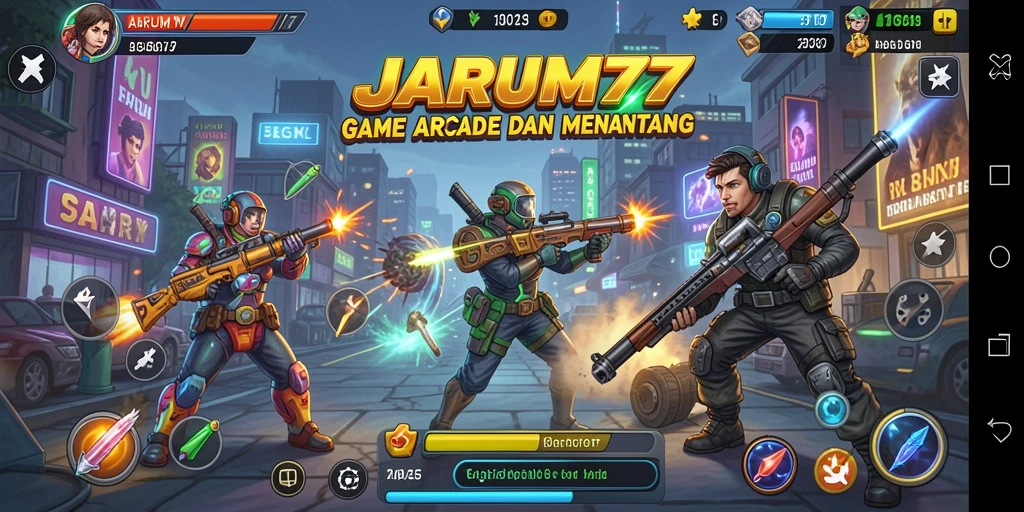 Tampilan gameplay JARUM77 yang seru dan penuh tantangan.