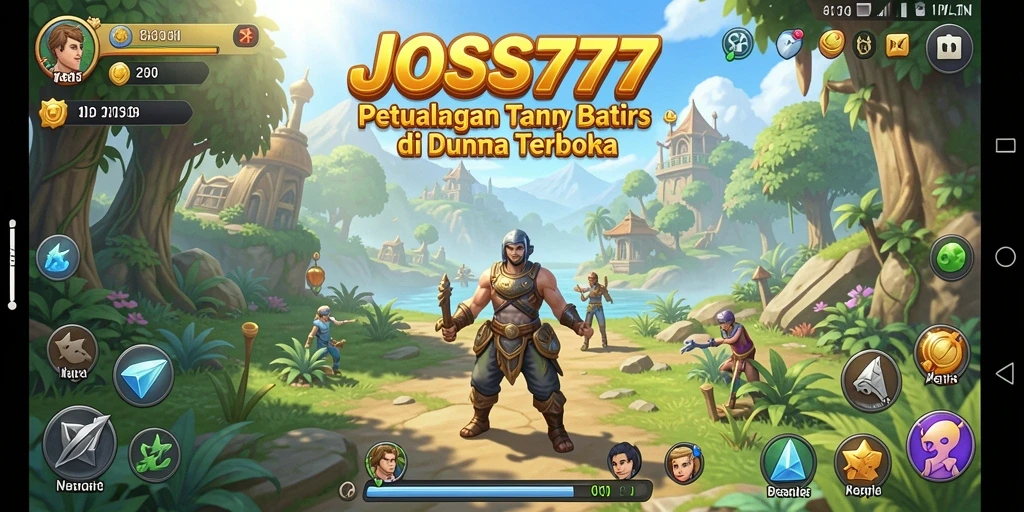 Tampilan gameplay menakjubkan di dunia terbuka JOSS777.