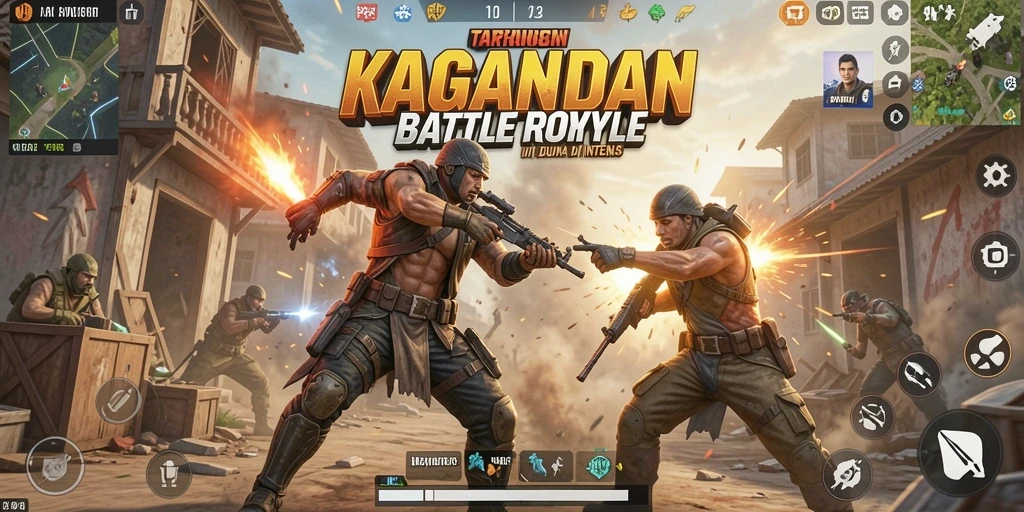 Gameplay KAGANDAN yang seru dan penuh aksi dalam pertarungan Battle Royale.