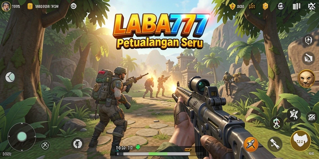 Screenshot LABA777 menunjukkan aksi mendebarkan dalam permainan TPS.