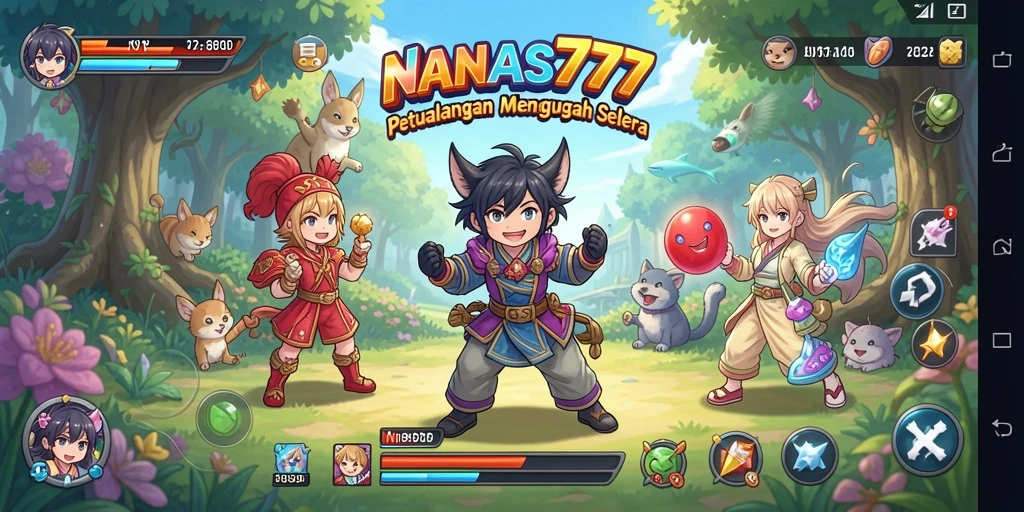Tampilan gameplay NANAS777 yang mendebarkan dan penuh aksi.