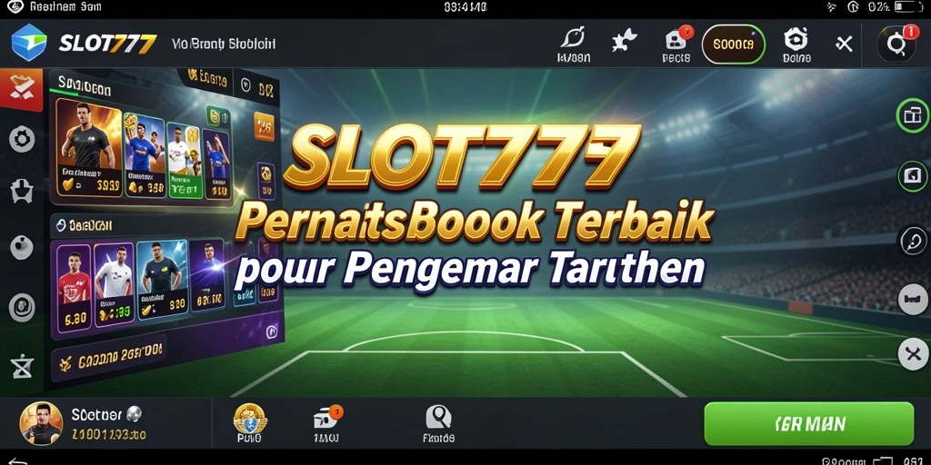 Tampilan gameplay taruhan olahraga di aplikasi SLOT777.