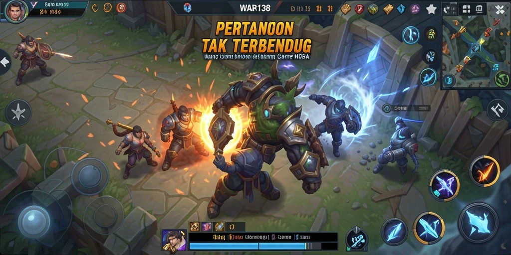 Tangkapan layar gameplay seru dan strategis dari WAR138.